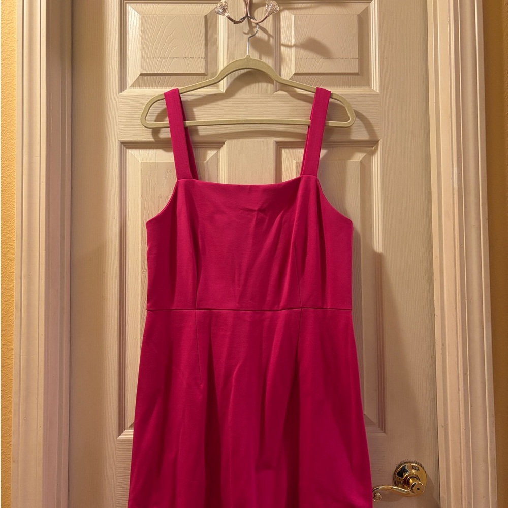 Vibrant Pink Sleeveless Dress